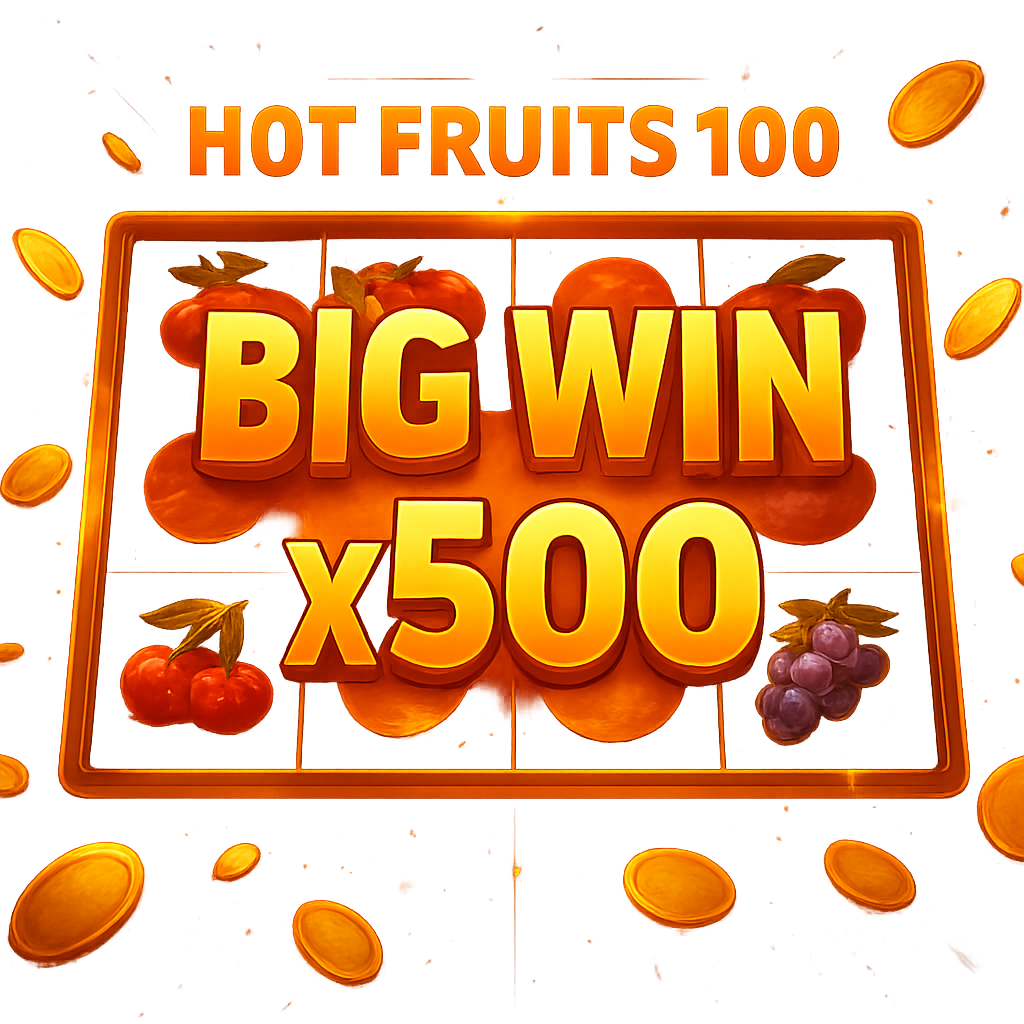 Hot Fruits 100 — большой выигрыш и анимация множителя